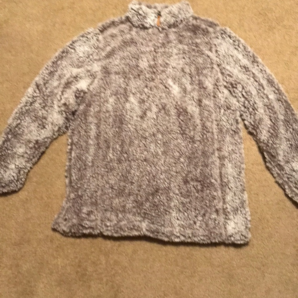 Prissy Jane Sherpa Zippered Pullover